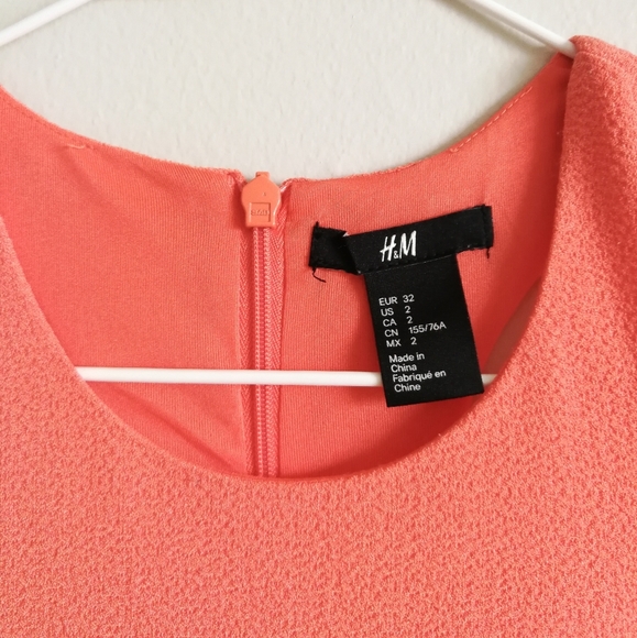 H&M High Neck Racerback Fitted Midi Sheath Dress - Picture 3 of 5